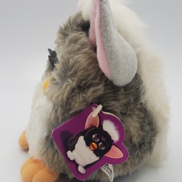 Electronic Gray Furby With Manual NIB Box Rough Hasbro 1999 - Picture 3 of 5